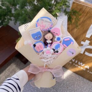 Bó hoa tốt nghiệp tone pastel