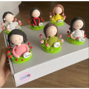 Tượng Chibi hoa đơn